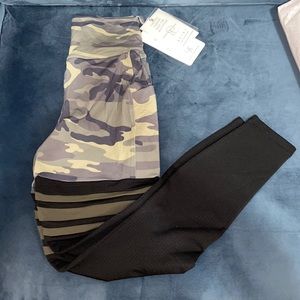 Bombshell sportswear camo thigh high leggings